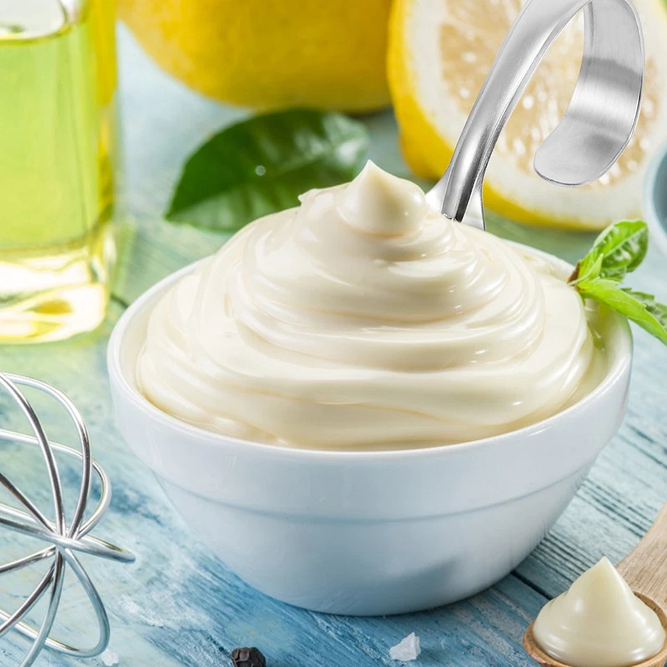  2 Pcs Cucchiai Di Servizio D'argento Utensili in Acciaio Inossidabile - Immagine 2 di 4