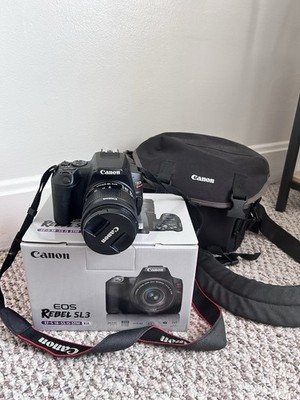 Canon EOS Rebel SL3 Zoom EF-S18-55mm Lens Kit 64GB SD Card & Case Included