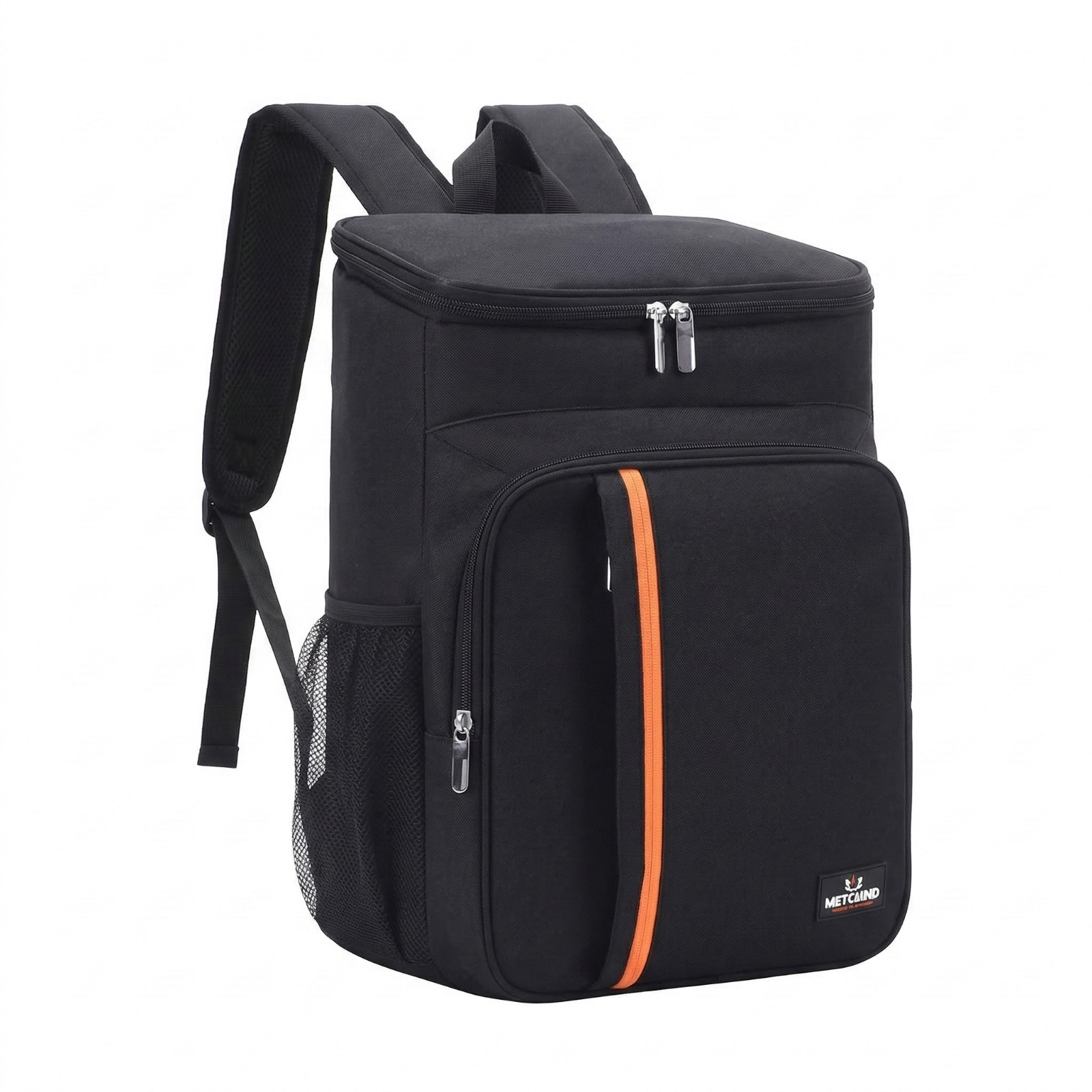 Sac à dos glacière 18L noir idéal pour vos pique-niques en famille et sorties à la plage