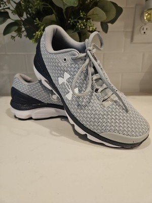 Under Armour Women's Charged Intake 4 Running Shoe Size 6 Slate Blue/Dark Blue