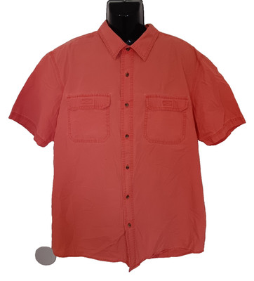 American Eagle Men s Red and Black Long Sleeve Shirt Size S M001