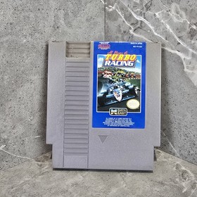 Al Unser Jr Turbo Racing Nintendo Entertainment System NES W/ Sleeve + Manual