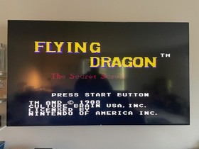 Flying Dragon (Nintendo NES) Cleaned Tested Working