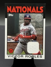 Victor Robles 2021 Topps 1986 Topps Baseball Relics #86R-VR MEM Nationals