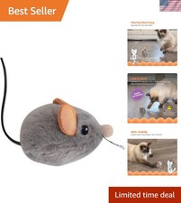 Touch-Activated Squeak Mouse for Cats - Engaging Catnip-Filled Enrichment Toy