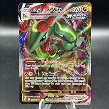 RAYQUAZA VMAX - 2021 Pokemon TCG 111/203 Evolving Skies Holo Card - LP