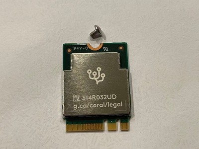 1 - GOOGLE G650-04527-01 Coral Mini PCIe M.2 Accelerator A/E Key TPU Frigate