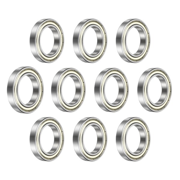 10 StüCk 6907-ZZ Rillenkugellager FüR Metall, 35X55X10Mm Doppelt Abgedichtet-image