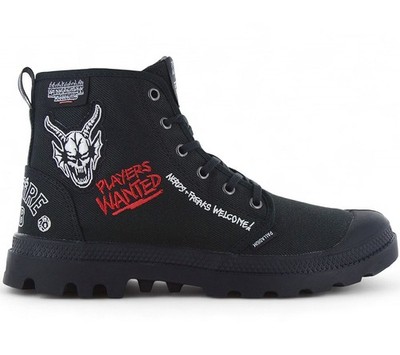 Palladium x Stranger Things - Pampa Hellfire - Stiefel Schuhe Boot 74496-001-M
