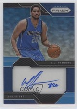 2016-17 Panini Prizm Rookie Signatures Blue Prizm 12/49 AJ Hammons #39 Auto a0s