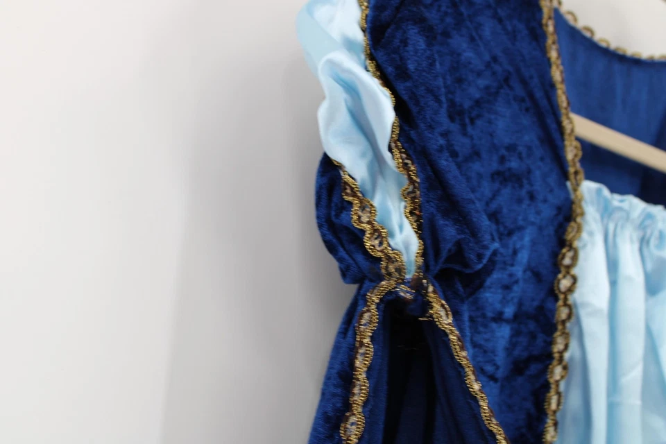 Rubie's Juliet Dress Womens Large Blue Renaissance Costume Medieval Gown Theater - Image 4 of 4