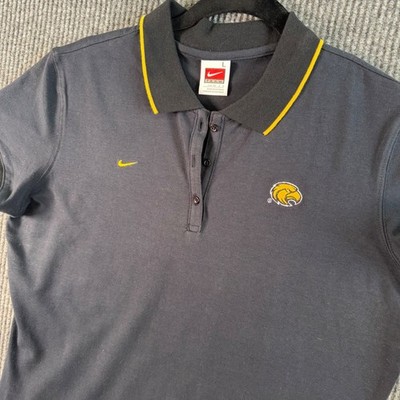Nike University of Southern MS USM Polo Shirt Womens L Black Golden Eagles