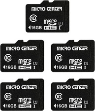 16GB Class 10 Micro SDHC Flash Memory Card with Adapter for Mobile Device Storag