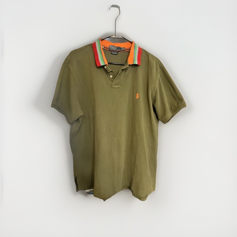 Polo Ralph Lauren Men's Vintage Short Sleeve Polo Shirt Size XL 23.5 Inch Pit