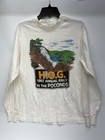 Vintage 1987 Harley Owner’s Group Annual Rally Long Sleeve T-Shirt Poconos PA Lg