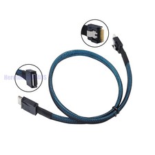 50cm OcuLink PCIe Cable, SFF-8611 4i to SFF-8654, Slimline SSD Data, Active USA