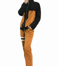 Adult Anime Naruto Shippuden Uzumaki Naruto Cosplay Costume Set Halloween Outfit