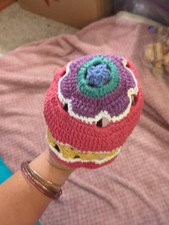 Gap Baby Sz M Multi Colored Crochet Beanie Hat