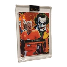 2025 Wild Card Jokers Wild Joe Burrow Cincinnati Bengals Joker Refractor 1/1