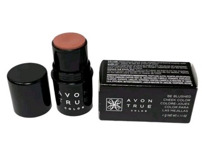 Avon True Color Be Blushed Cheek Color Blush Stick Dewy Finish Discontinued 