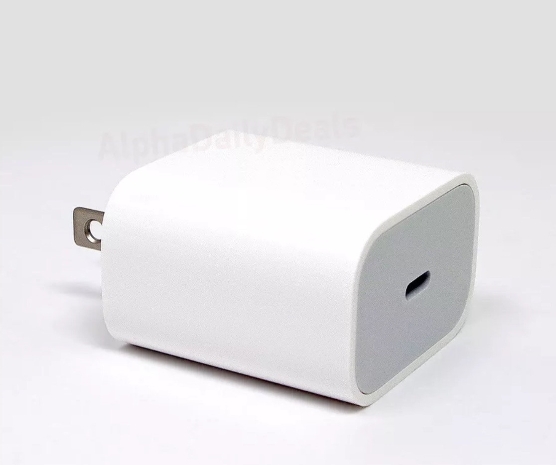 Genuine OEM Apple 18W USB-C Fast Charger Wall Power Adapter White