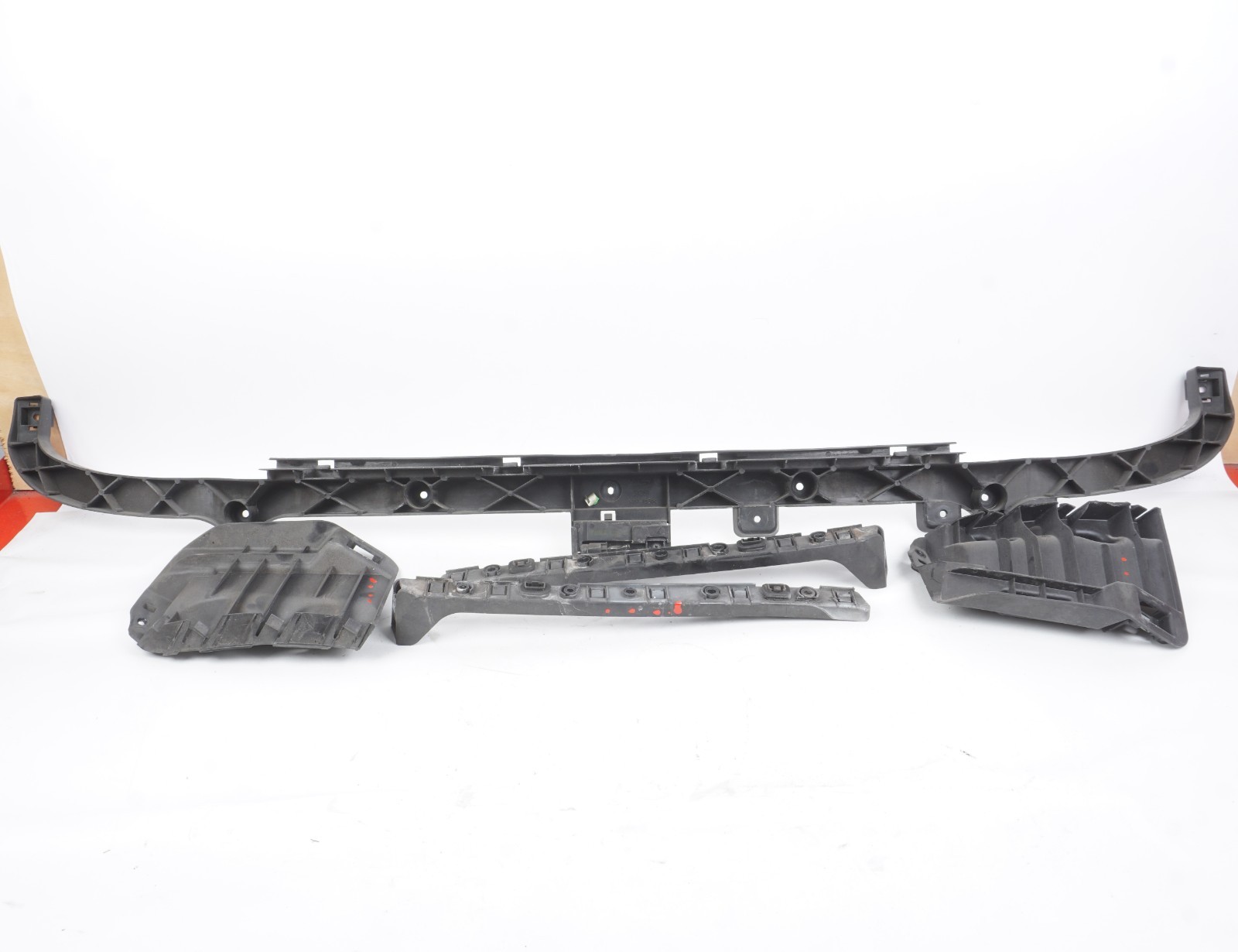 2014 - 2017 Maserati Ghibli Rear Bumper Support Mount Bracket Set OEM