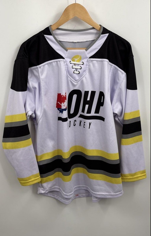 Firstar Men's Multicolor Ohio Hockey Project Graphic Print Pullover Jersey