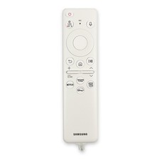 New White Samsung Solar Voice Remote for The Frame Neo QLED Netflix Disney+