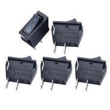 5PCS RK1-11 Rocker Switch On-Off 16A 250VAC, 2-Pin 2-Position for Household Appl