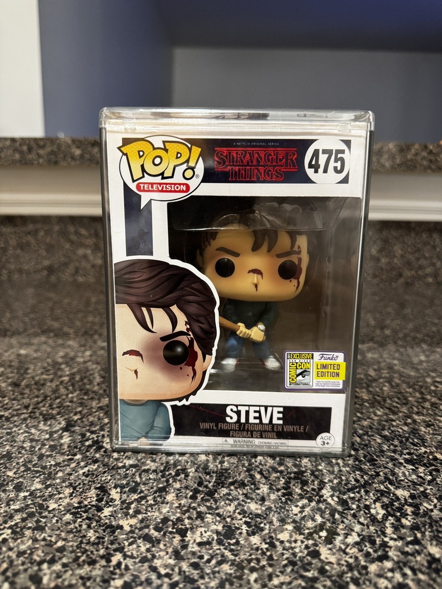 Funko Pop! Vinyl: Stranger Things - Steve (w/ Bat) - 2017 SDCC