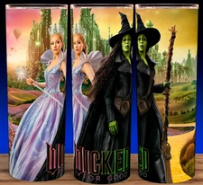 Wicked For Good - Glinda and Elphaba Witch Cup Mug Tumbler 20oz
