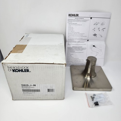 #ad Kohler Venza Single Handle Pressure Balancing Valve Trim Vibrant Brushed Nickel $69.99
