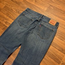 Levi's 559 Relaxed Straight Fit Blue Denim Jeans Men's W36 L34