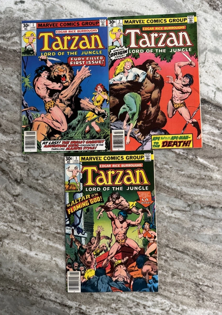 25+ Tarzan Marvel Jungle US Bronze Age (1970-83) Era Comics