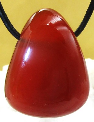 SARDER   XL Trommelstein Freeform gebohrt  EDELSTEIN  ANHÄNGER  A-Qualität  Nr.6