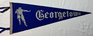 Vintage Georgetown University Football Pennant