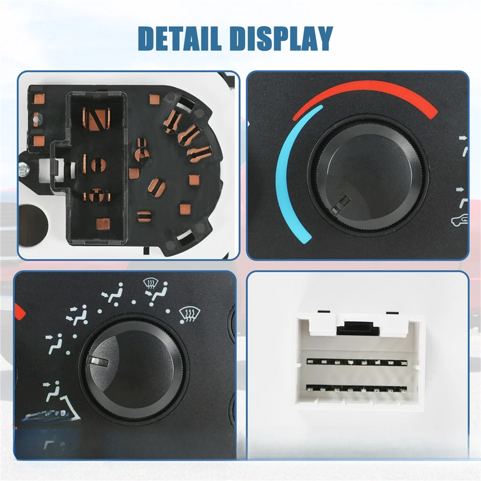Módulo de control de clima de calefacción de aire acondicionado delantero para Dodge Ram 1500 2500 3500 2006-2008 Foto 3 de 4