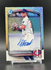 2025 Bowman Chrome Mega Box Auto Luke Keaschall BMA-LK Minnesota Twins Rookie