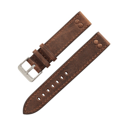 Laco Vinatage Brown Erbstück Handmade 22 MM without Buckle Genuine New