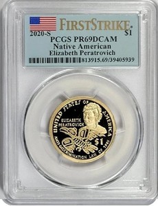 2020 - S Native American Dollar - Sacagawea - PCGS PR69DCAM - First Strike