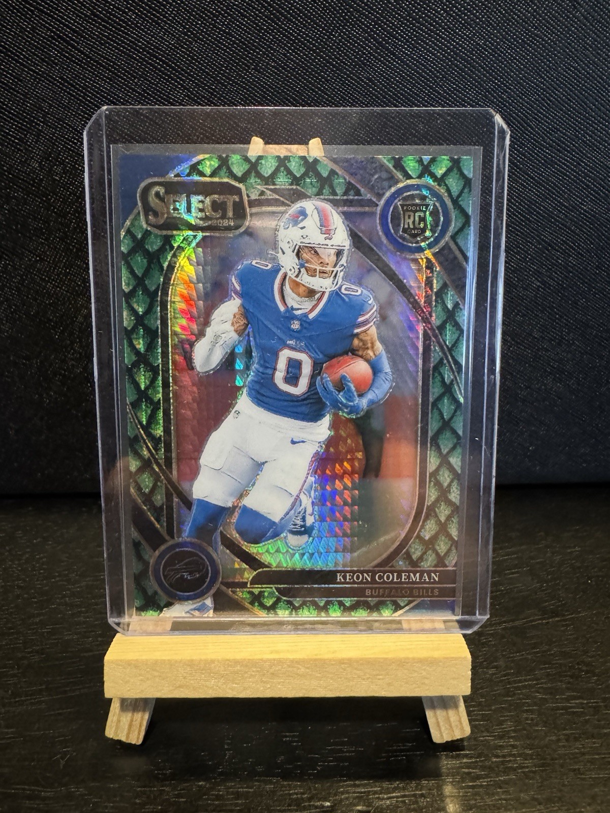 2024 Select Club Level Dragon Scale Keon Coleman RC Rookie Bills 07/81