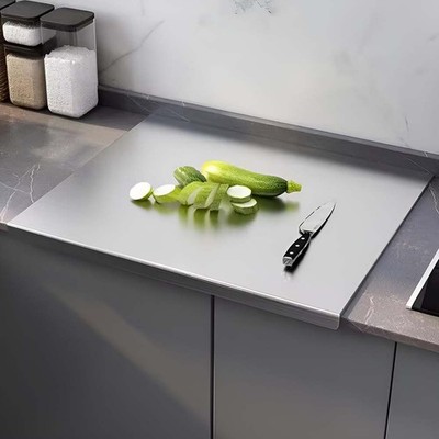 Stainless Steel Cutting Board Double-Sided Titanium Chopping Board for Kitchen
