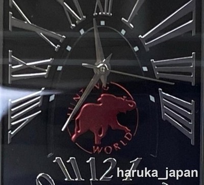 HUNTING WORLD Time Magic HW-919 Quarz Analog Uhr Schwarz Ledergürtel