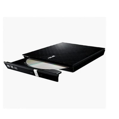 ASUS SDRW-08D2S-U Slim DVD-RW External 8X Optical Drive, Black