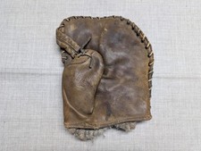 vintage ANTIQUE baseball glove PEERLESS cowhide leather catcher?? MITT