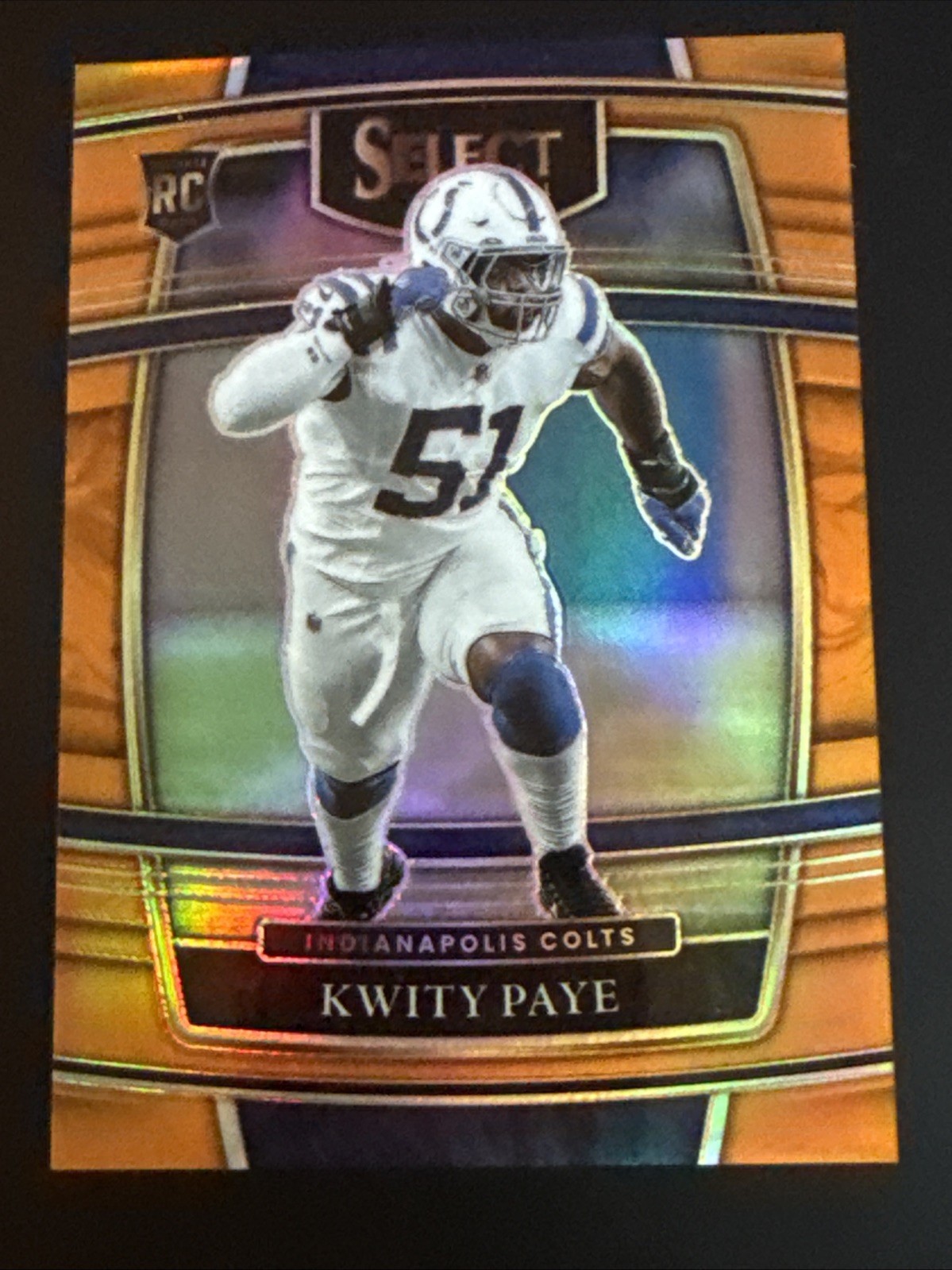 Kwity Paye Rookie 2021 Panini Select - Concourse #87 Orange Prizm /49 (RC)