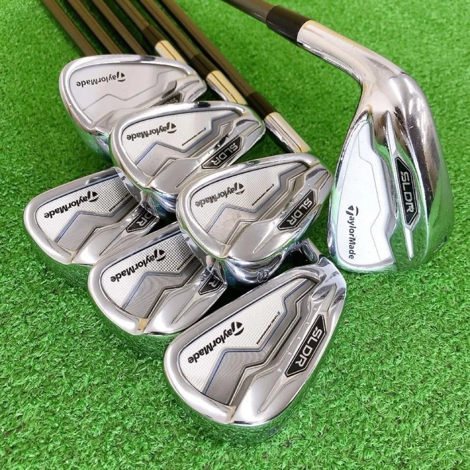 Lefty TaylorMade SLDR Irons #5-9,Pw,Aw(7Clubs)/TM7-214/Flex:Stiff/ Iron set - Image 2 of 4