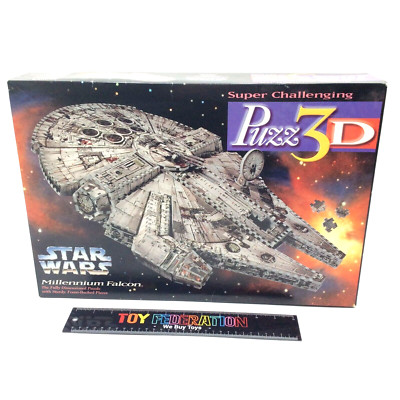 Puzz3D 1995 Star Wars MILLENNIUM FALCON 3D Puzzle - Open Box | eBay