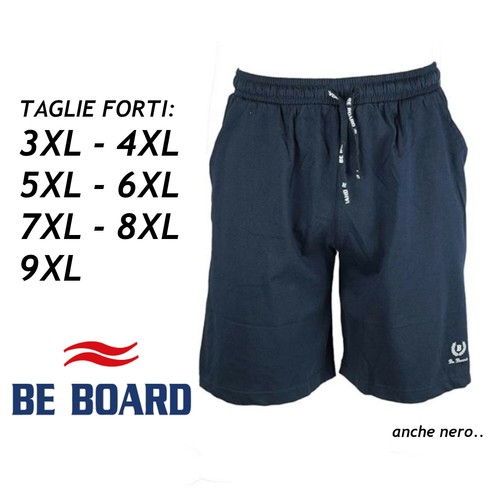 Pantaloncini Bermuda Tuta Uomo Taglie Forti Blu Nero 3XL 4XL 5XL 6XL 7XL  8XL 9XL | eBay