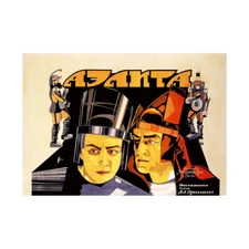 Advert Film Sci Fio Aelita Queen Of Mars Framed Wall Art Print